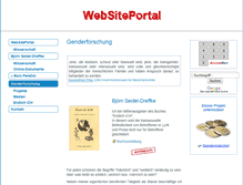 Tablet Screenshot of gender.websiteportal.de